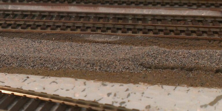 How To Realistically Ballast Your Track The Model Railroad Benchwork