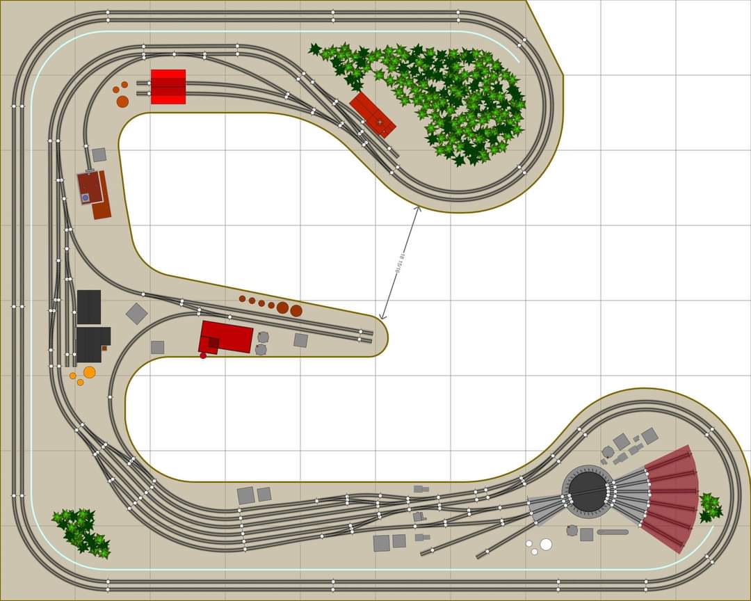 Track Plans-Medium To Large Bedroom Sized Layouts – The Model Railroad ...