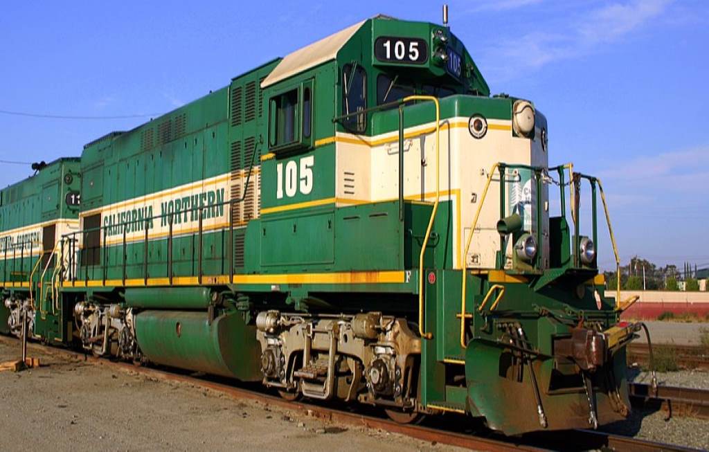 CALIFORNIA NORTHERN GP15-1 LOCOMOTIVE #105, BUILT BY EMD