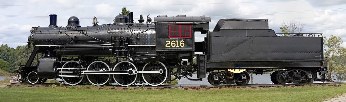 CANADIAN NATIONAL 2-8-0 TYPE STEAM LOCOMOTIVE #2616