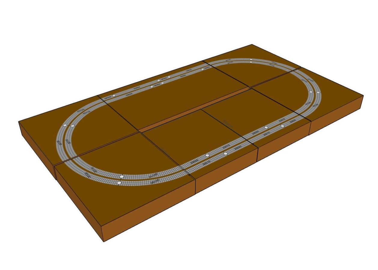 T-TRAK OVAL LAYOUT