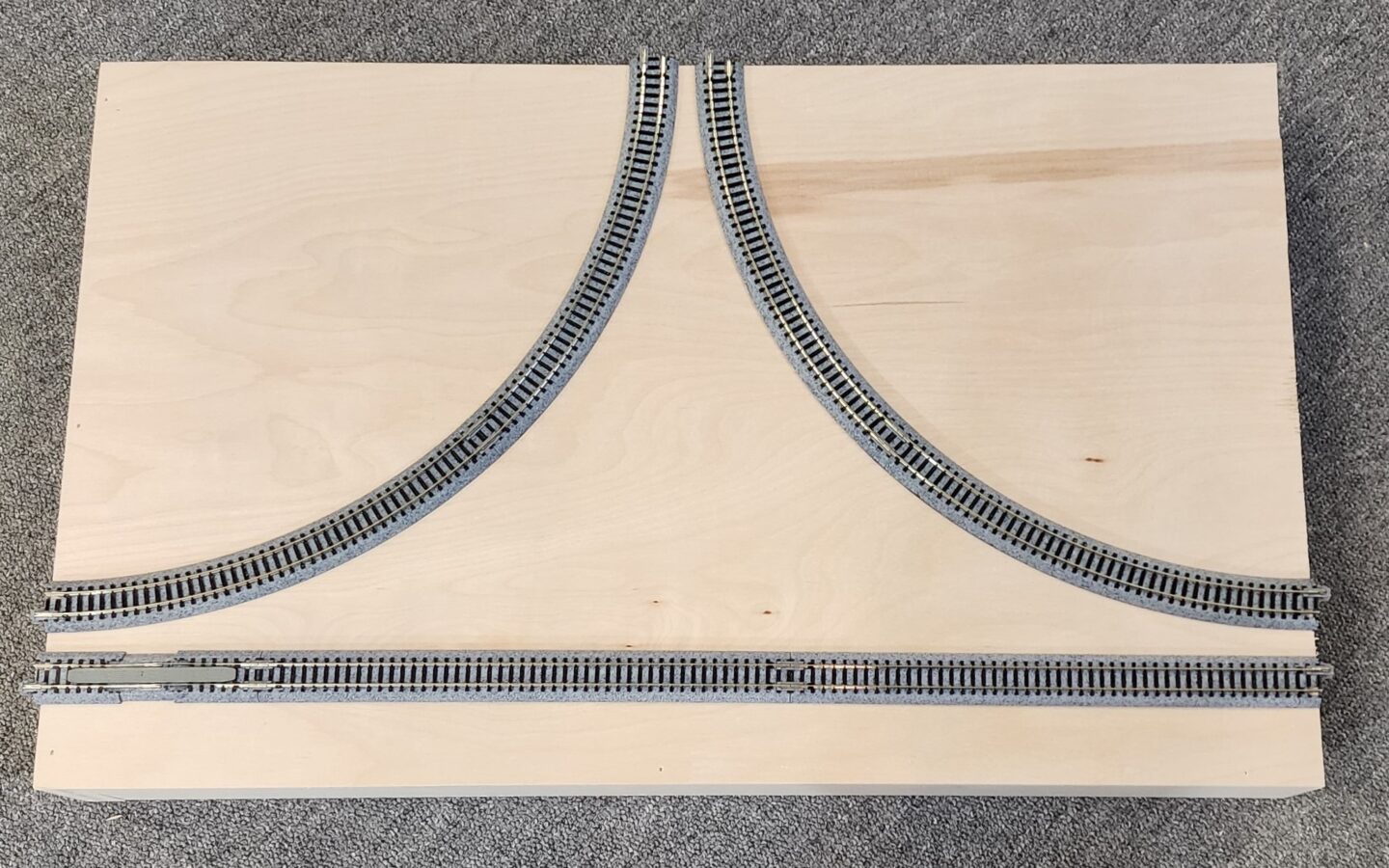 N Scale T-TRAK Junction Module Top