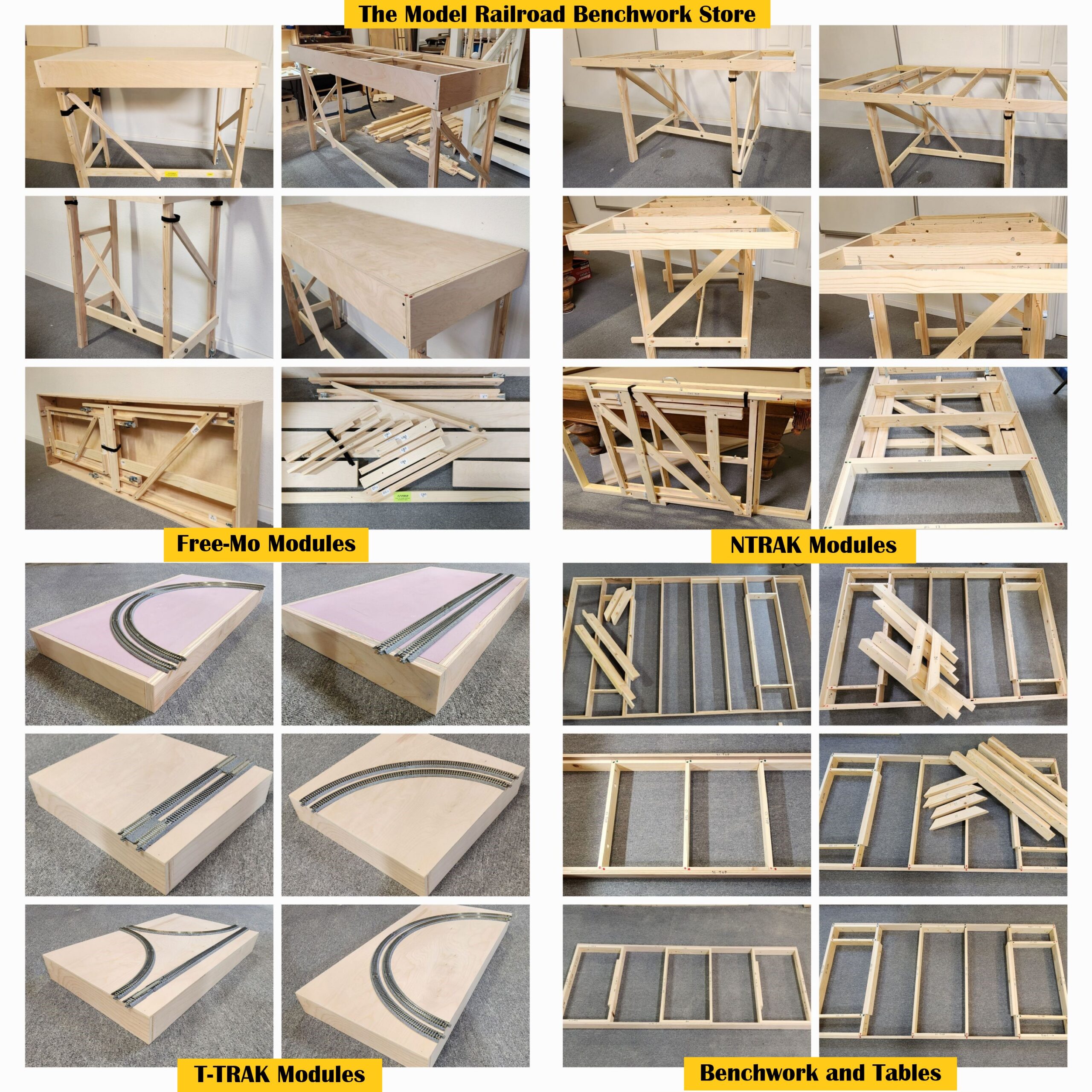 MODEL RAILROAD BENCHWORK PRODUCTS