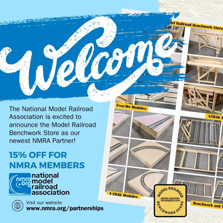 NMRA Welcomes The Model Railroad Benchwork Store!