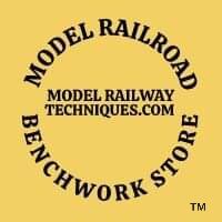 The Official Brand Logo of The Model Railroad Benchwork Store
