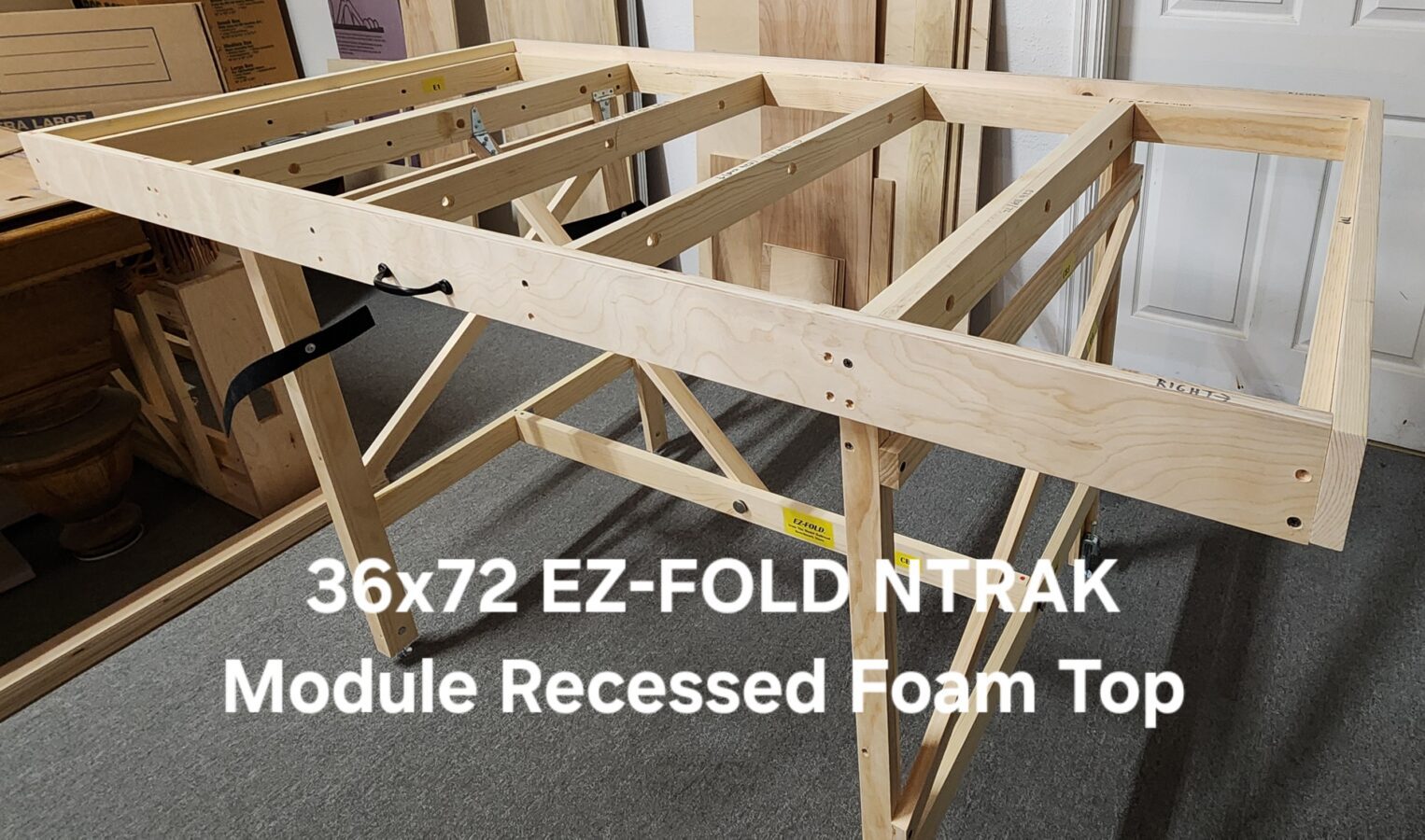EZ-FOLD NTRAK 36-72 Recessed Foam Top