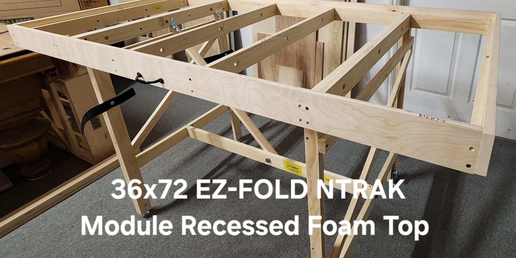 EZ-FOLD NTRAK 36-72 Recessed Foam Top