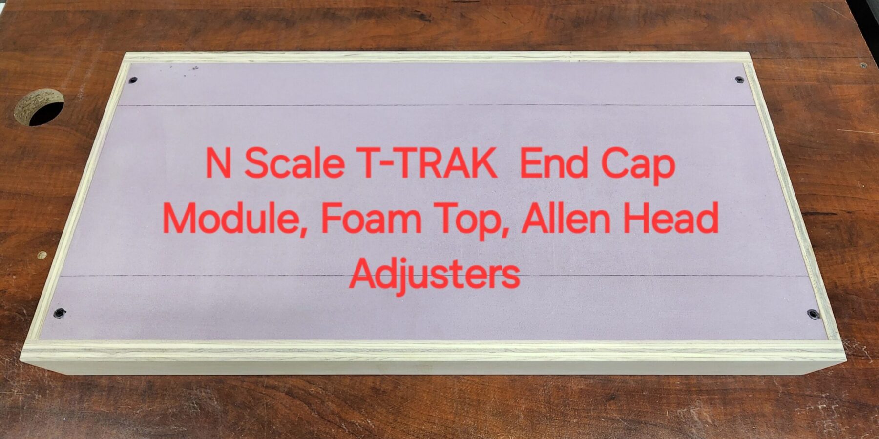 T-TRAK N End Cap Foam Top