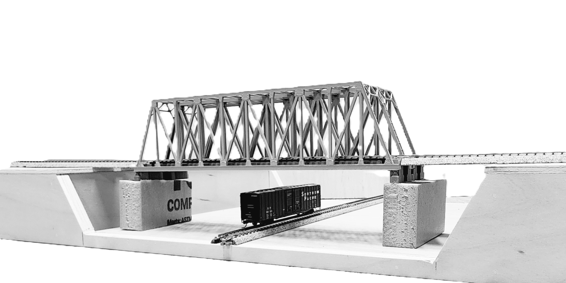 T-TRAK N Recessed Double Truss Bridge Module